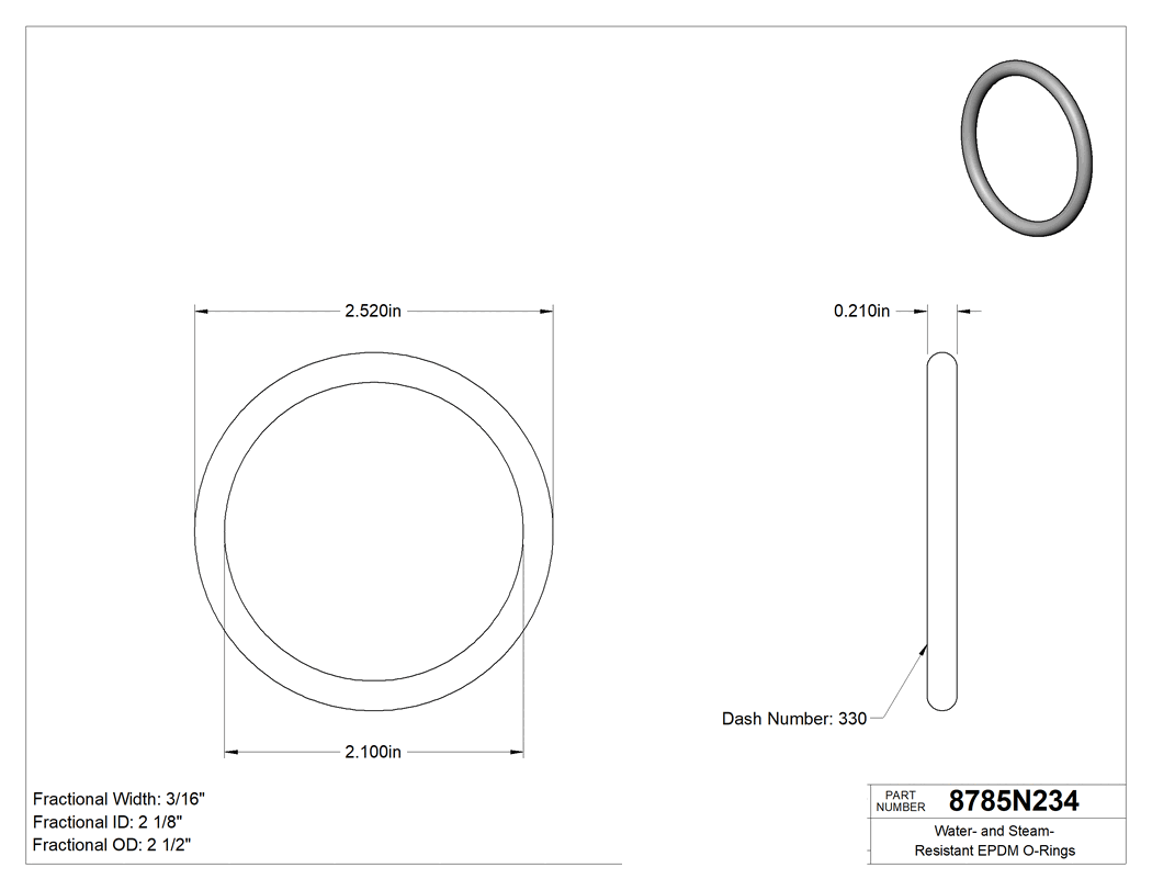 Technical drawing - 8785N234